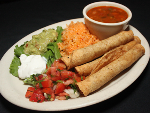 Mexican Lunch Spoecials Flautas